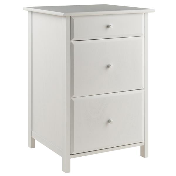 Winsome Wood Delta 20.87-in x 30.71-in White File Cabinet