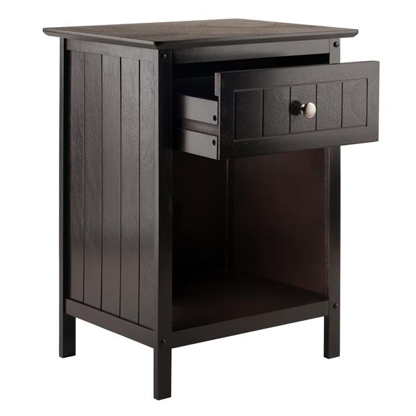 Winsome Wood Blair Accent 18.9-in x 14.9-in x 25-in Wood End Table