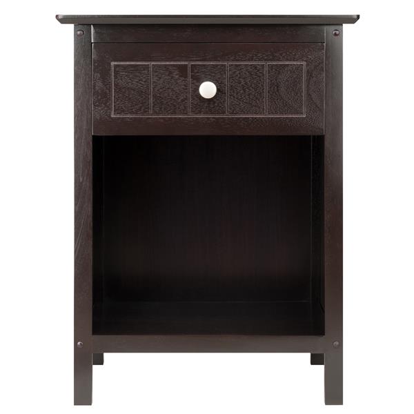 Winsome Wood Blair Accent 18.9-in x 14.9-in x 25-in Wood End Table