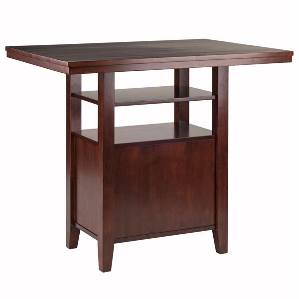 Winsome Wood Albany 35.83-in Walnut Wood Table