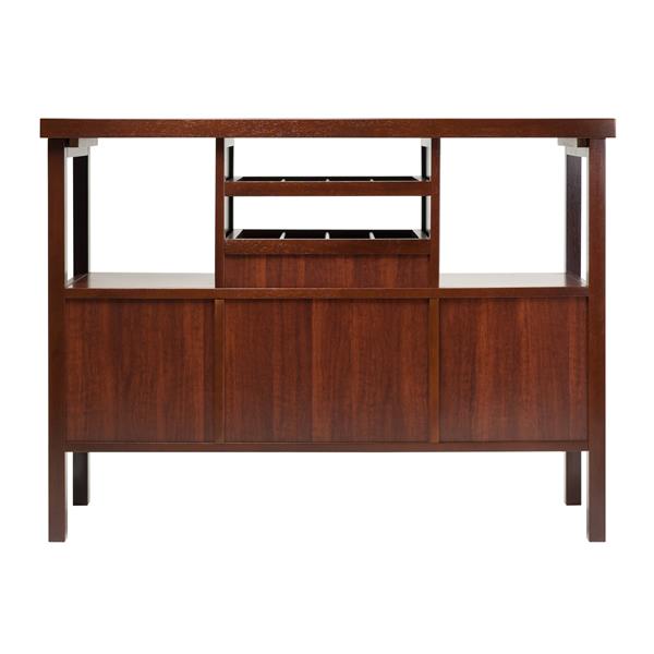 Winsome Wood Diego Buffet 46-in x 34-in Walnut