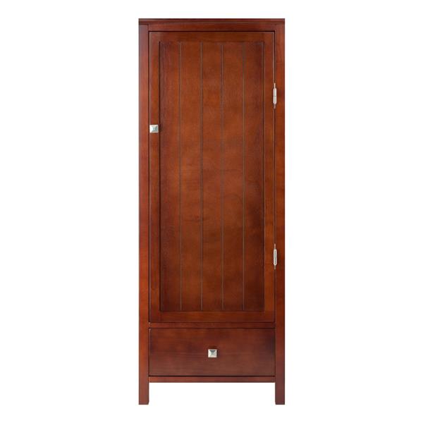 Winsome Wood Brooke Cabinet 17.32-in x 47.44-in Walnut