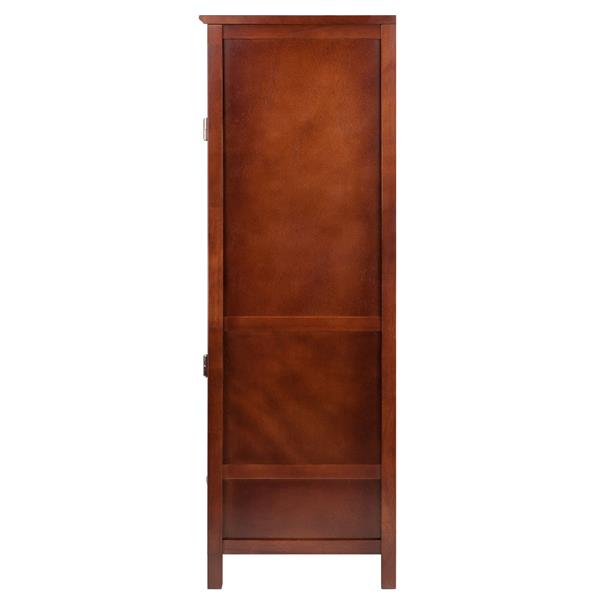 Winsome Wood Brooke Cabinet 17.32-in x 47.44-in Walnut