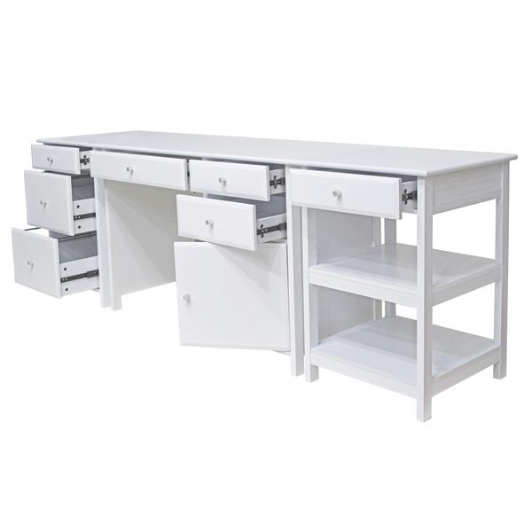 Delta white office 2024 writing desk