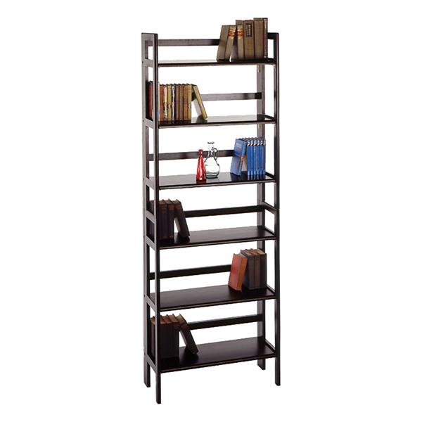 Winsome Wood Terry 27 8 X 39 In Folding, Winsome Terry Folding Bookcase