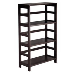 Étagère de rangement Léo, 3 tablettes, 42 po, bois, espresso