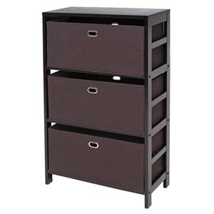 Étagère de rangement Torino, 3 paniers, 42