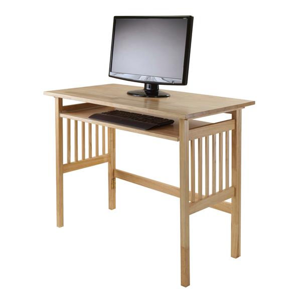 Winsome Wood Mission 40-in x 30-in Natural Wood Computer Desk