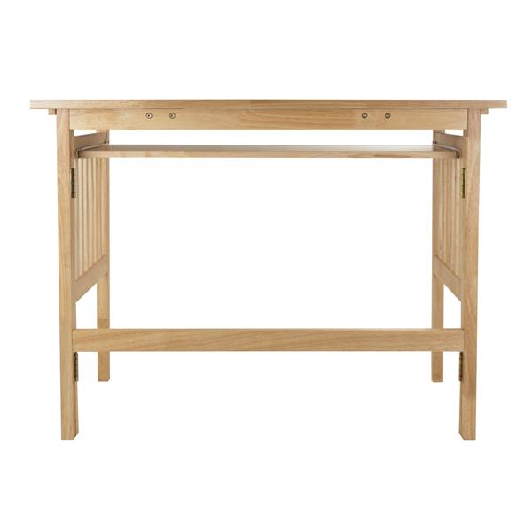 Winsome Wood Mission 40-in x 30-in Natural Wood Computer Desk