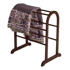 Winsome Wood 30-in Antique Walnut Eleanor Quilt Rack