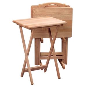 Ensemble de tables Alex, bois, 5 pièces