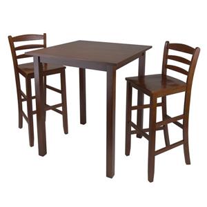Winsome Wood Parkland 29-in 3 Piece High Table Dining Set