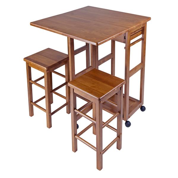 Winsome Wood Suzanne Space Saver Set - Wood - Teak