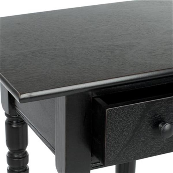 Safavieh 31.90-in x 13.80-in Sabrina Black Nightstand