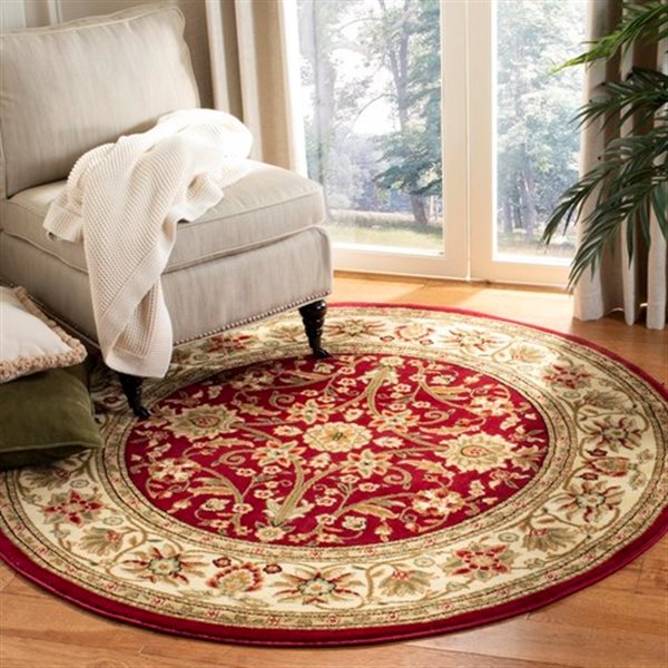 Safavieh Lyndhurst Red and Ivory Area Rug,LNH212F-8R