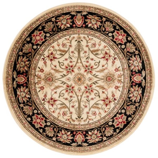 Safavieh Lyndhurst Ivory and Black Area Rug,LNH212B-8R