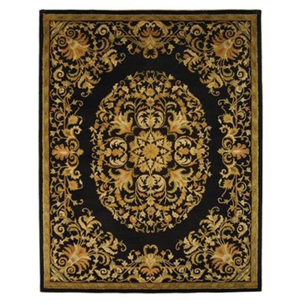 Safavieh HG640B Heritage Area Rug, Black,HG640B-5 | RONA