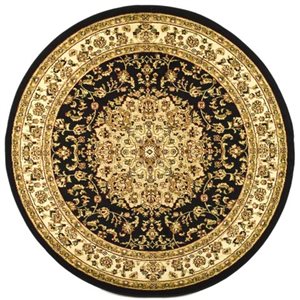 Safavieh Lyndhurst Black and Ivory Area Rug,LNH222A-8R