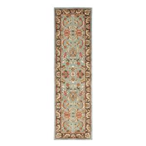 Safavieh Heritage 2-ft-3-in X 20-ft Runner Rug (Blue/Brown)