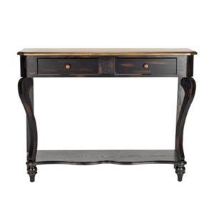 Safavieh Katie Rectangular 2 Drawers Dark Cherry Birch Wood Console Table