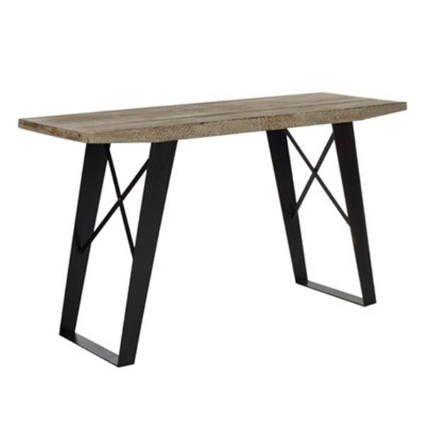 Safavieh Waldo Rectangular Black Fir Console Table