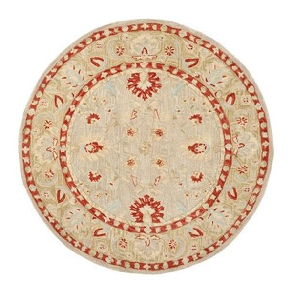Safavieh AN571A Anatolia Ivory and Green Area Rug,AN571A-6R