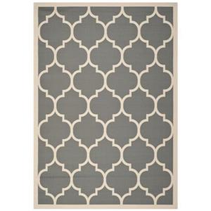 Safavieh CY6914-246 Courtyard Area Rug, Anthracite / Beige,C