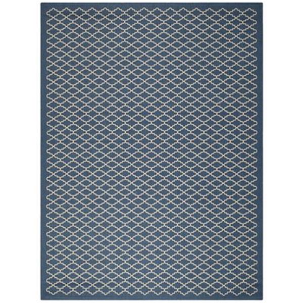 Safavieh Courtyard Navy and Beige Area Rug,CY6919-268-8