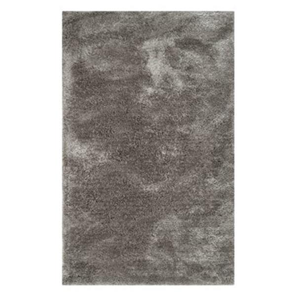 Safavieh SBS562B South Beach Shag Area Rug, Silver,SBS562B-5