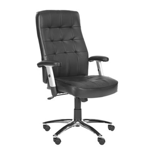 Safavieh 47-in Black Olga Desk Chair