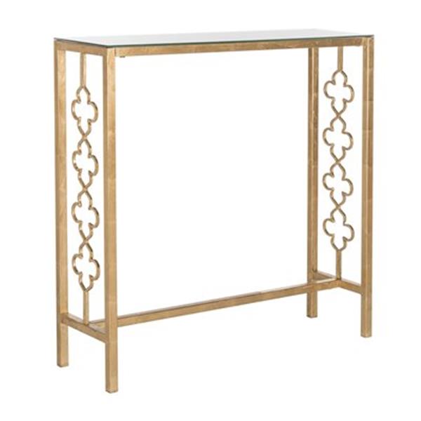 safavieh console table gold