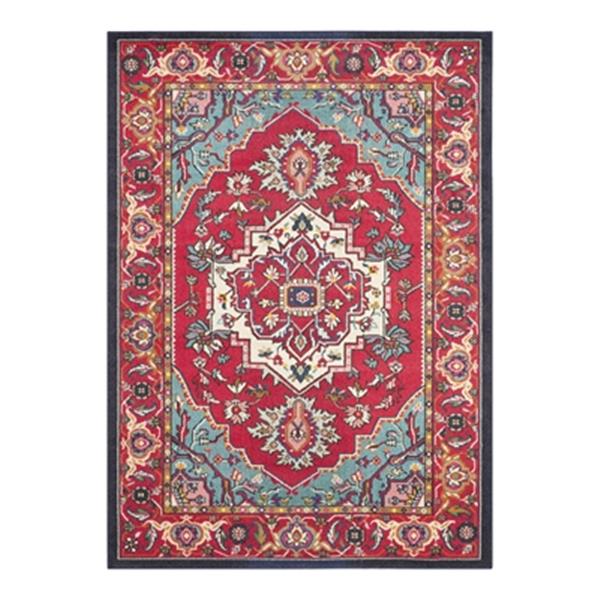 Safavieh Monaco Red and Turquoise Area Rug,MNC207C-6