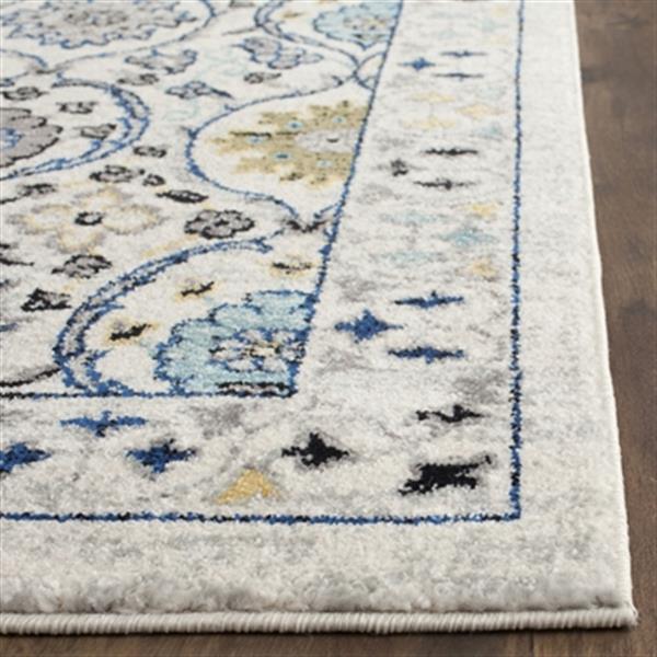 Safavieh Evoke Ivory and Blue Indoor Area Rug,EVK210C-8