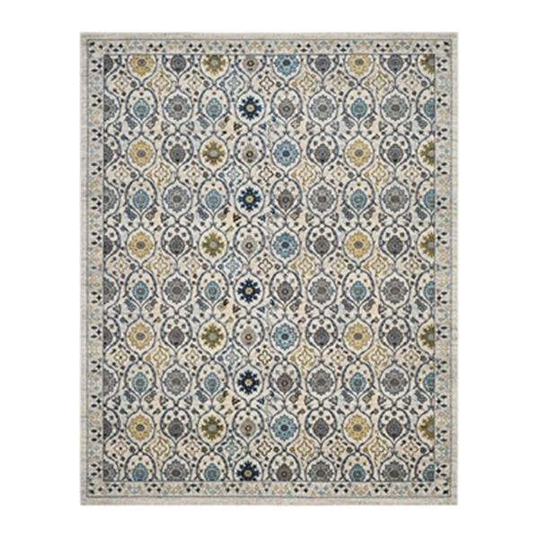 Safavieh Evoke Ivory and Blue Indoor Area Rug,EVK210C-8