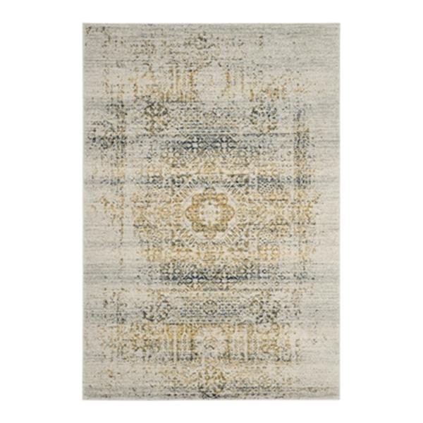 Safavieh Evoke Ivory and Blue Indoor Area Rug,EVK232C-8