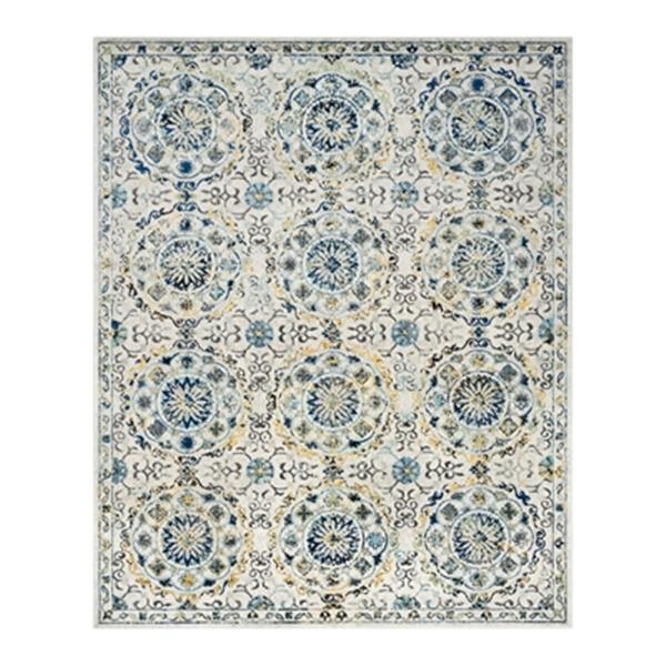 Safavieh Evoke Ivory and Blue Indoor Area Rug,EVK252C-8