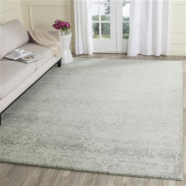 Safavieh Evoke Silver and Ivory Indoor Area Rug,EVK270Z-8