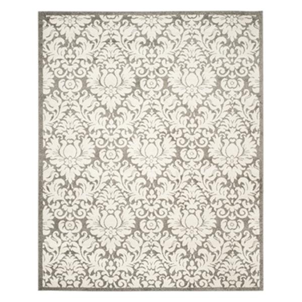 Safavieh Dark Grey and Beige Amherst Indoor/Outdoor Rug,AMT4 AMT427R8