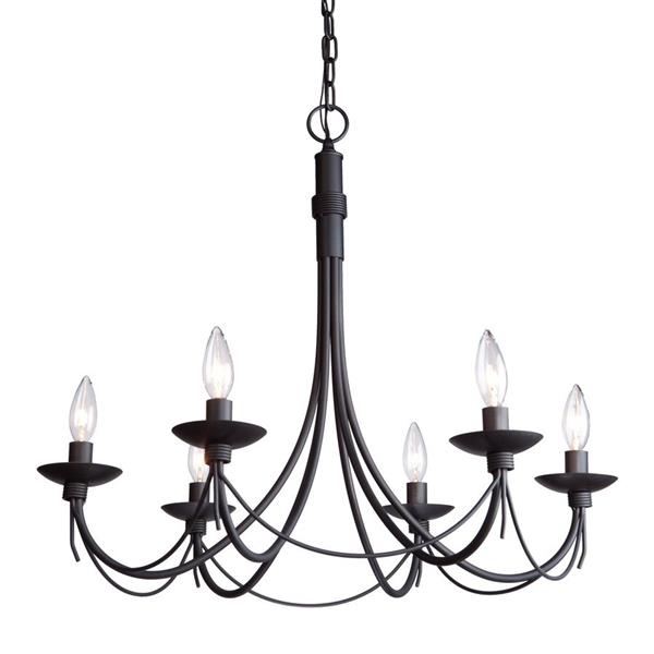 black chandelier rona