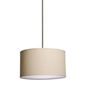 Steven & Chris by Artcraft Mercer Street Oatmeal Transitional Drum Pendant