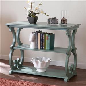 Boston Loft Furnishings Bando Distressed Agate Green Composite Country Sofa Table