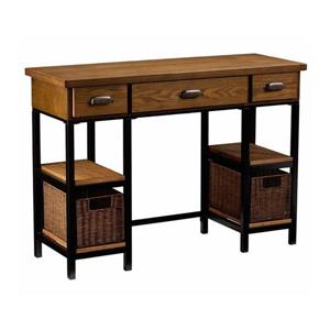 Boston Loft Furnishings Mira Brown 3-Drawer Computer Desk