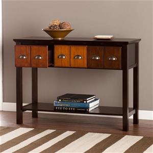 Boston Loft Furnishings Dawson Espresso Composite Casual Console Table