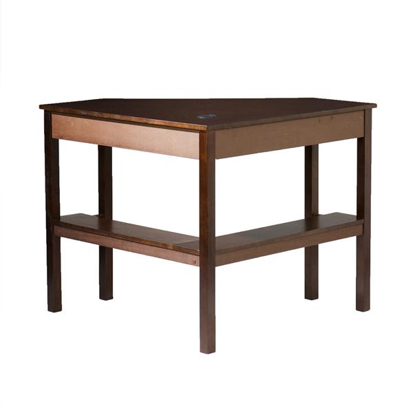 Boston Loft Furnishings Alcott Espresso Corner Writing Desk