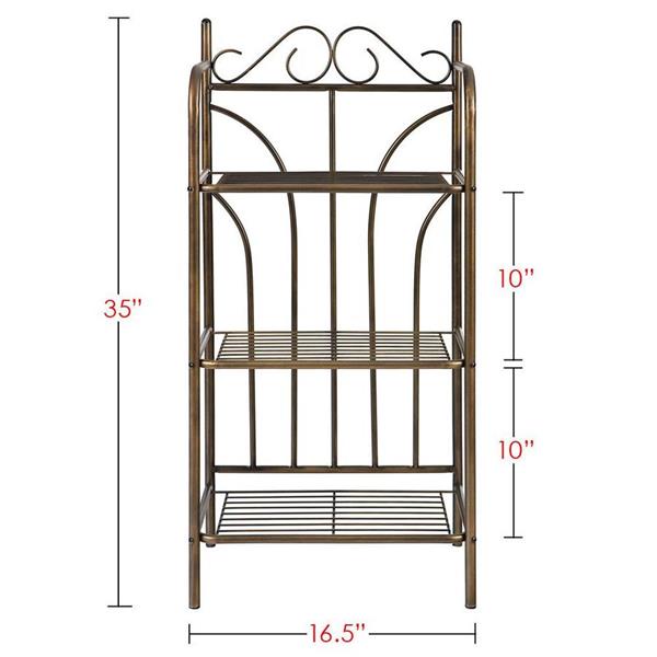 bronze bathroom shelf