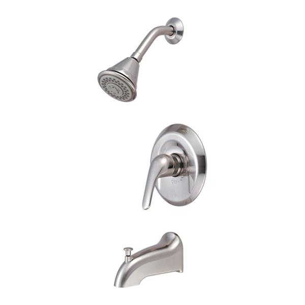Pioneer Industries Legacy Brushed Nickel 1 Handle Bathtub And