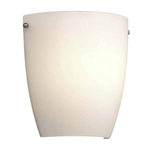 Galaxy 9.5-in W 1-Light Brushed Nickel Pocket Wall Sconce