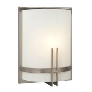 Galaxy Corbett 9-in W 1-Light Brushed Nickel Pocket Wall Sconce