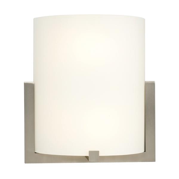 Galaxy 10.25-in W 1-Light Brushed Nickel Pocket Wall Sconce