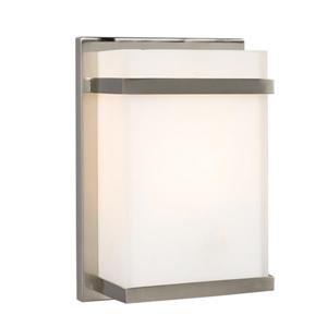 Galaxy 7.5-in W 1-Light Brushed Nickel Pocket Wall Sconce